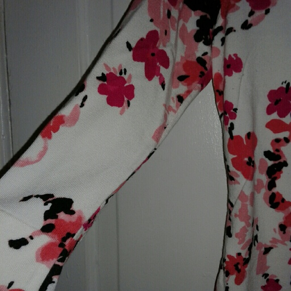 Charter Club Floral Cardigan Small - Picture 3 of 5